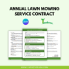 lawn mowing contract